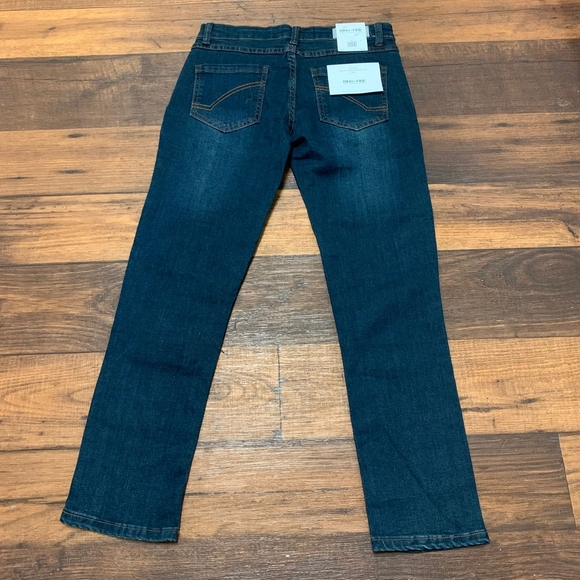 Ring of Fire RUST DARK BLUE WASH Big Boy's Sz 10 Swerve Slim Jeans - Picture 2 of 6